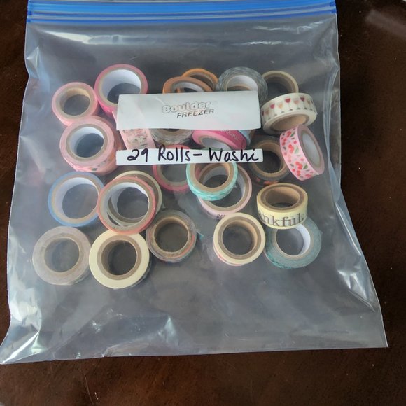 Lot of Washi Tape - 29 Rolls - Picture 1 of 7